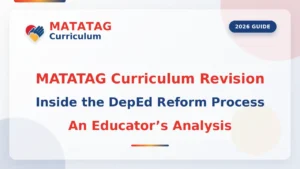 Curriculum Revision Process of MATATAG Curriculum