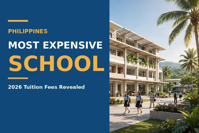 Modern international school campus in the Philippines