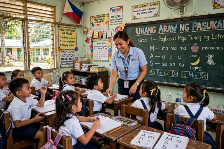 Grade 1 classroom Philippines MATATAG curriculum