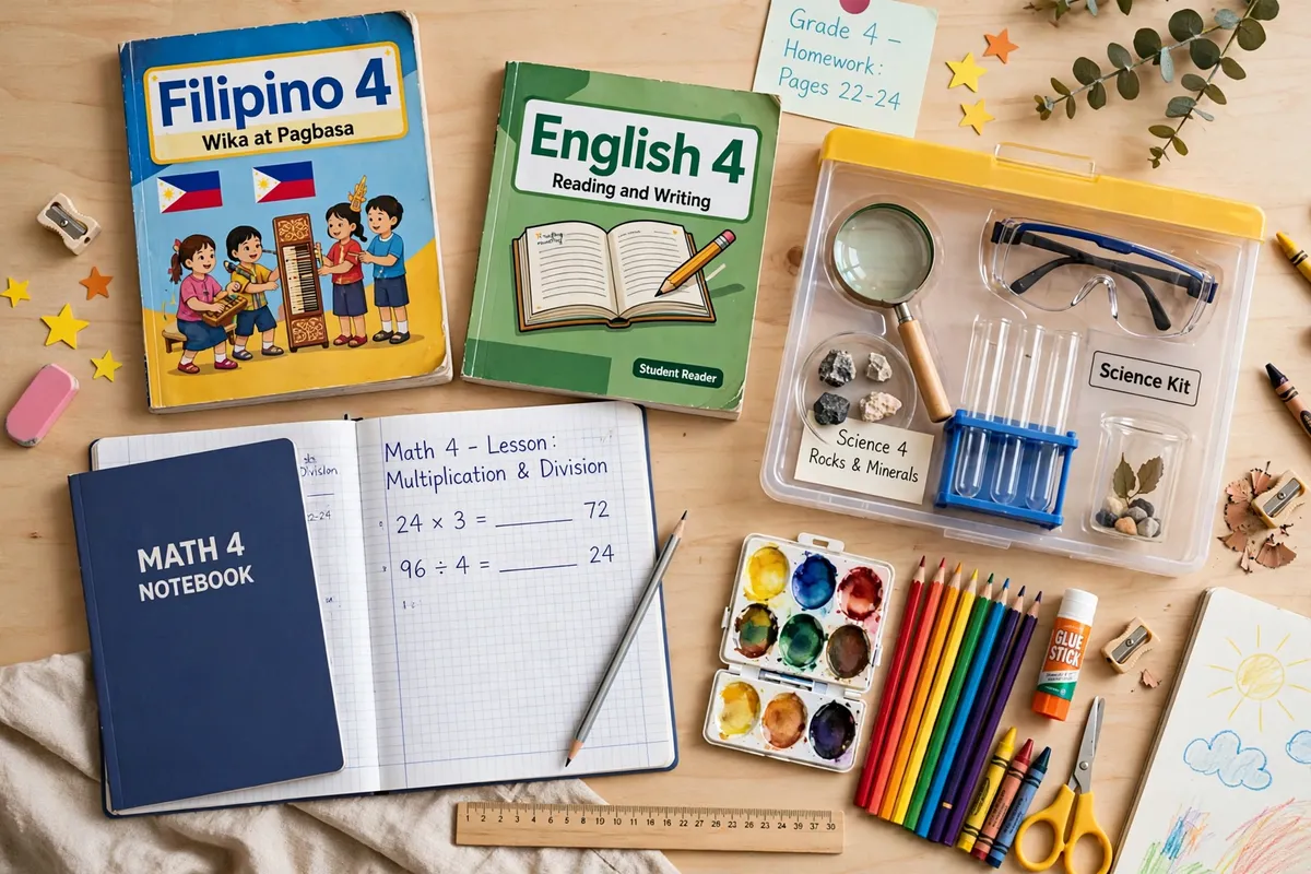 how many subjects in grade 4 philippines
